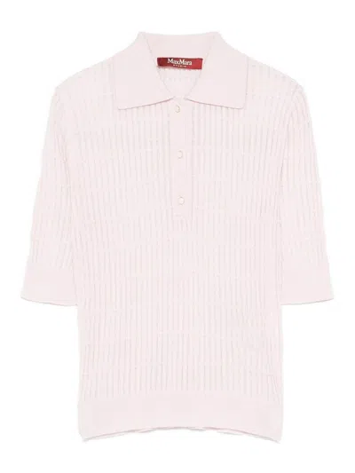 Max Mara Polo - Color Carne Y Neutral In Pink