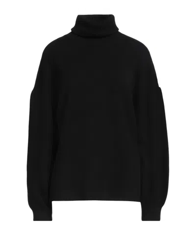 Max Mara Polo Neck In Black