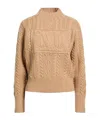 Max Mara Solid Lightweight Wool Knit Top In Neutral