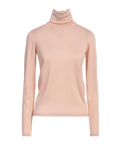 Max Mara Polo Neck In Nude