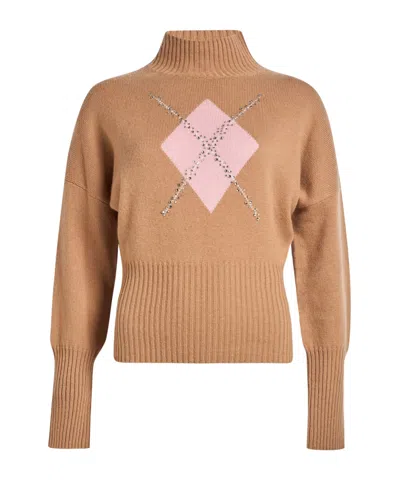 Max Mara Polo Necks In Nude