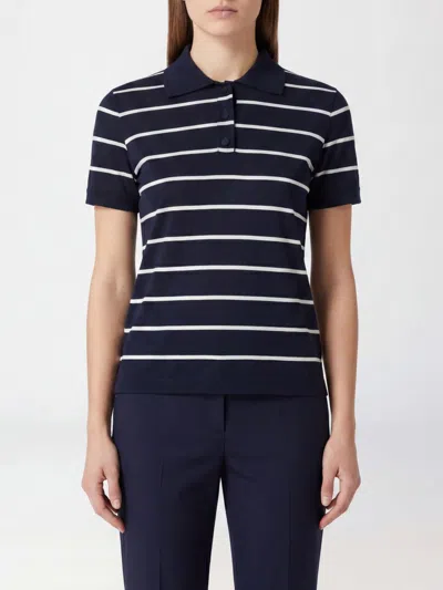 Max Mara Polo Shirt Woman Color Blue 1