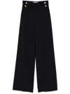 Max Mara Navigli Cotton Trousers In Blue