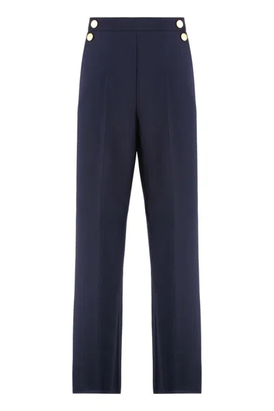 MAX MARA MAX MARA POLONIA VIRGIN WOOL TROUSERS