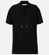 Max Mara Poltava Ribbed Jersey Blouse In Black