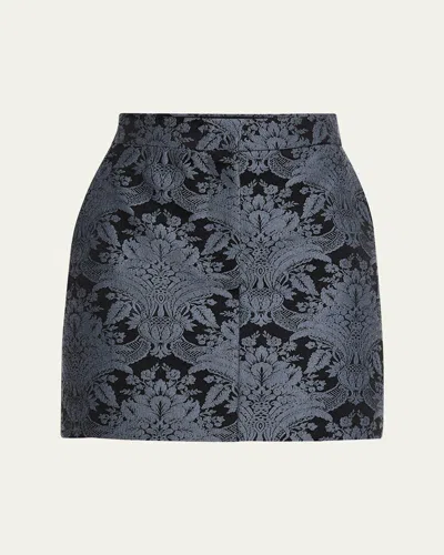 MAX MARA POMEZIA BROCADE MINI SKIRT