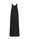 Max Mara Pompei Crewneck Sleeveless Dress In Black