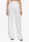 Max Mara Ponte Straight-leg Pants In White