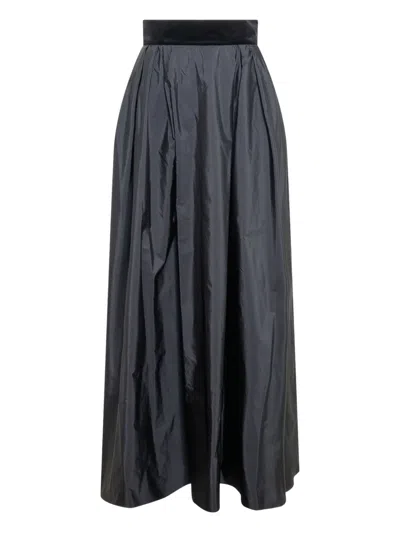Max Mara Ponza Maxi Skirt In 黑色