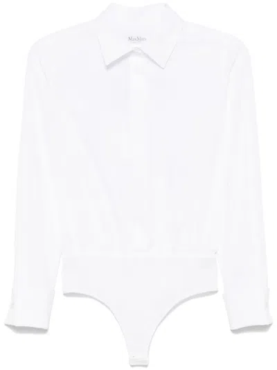 MAX MARA POPLIN BODYSUIT