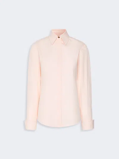 Max Mara Poplin Fitted-waist Shirt In White