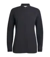 Max Mara Poplin Stretch Otranto Shirt In Black