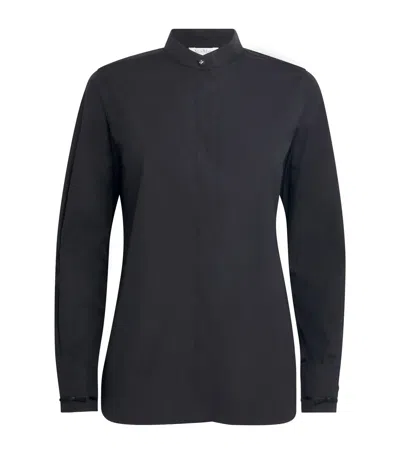 Max Mara Poplin Stretch Otranto Shirt In Black
