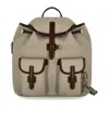 Max Mara Popoli Beige Backpack In Beige