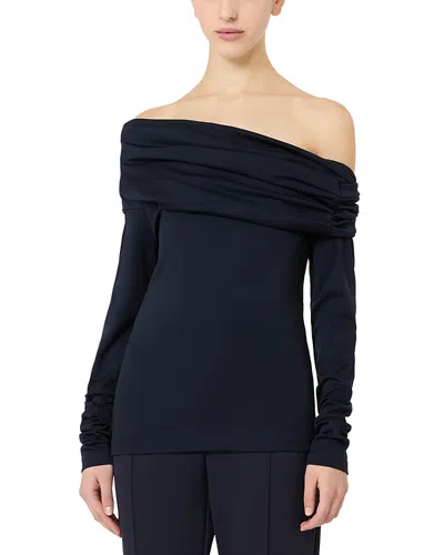 Max Mara Porfaro Top In Blue