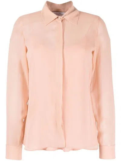 Max Mara Silk Camisole In Pink