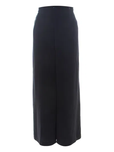 Pre-owned Max Mara  Buttoned Pants In Blue