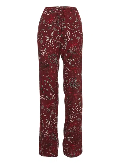 Pre-owned Max Mara  Floral Print Trousers
