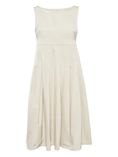 Pre-owned Max Mara  Sleeveless Dress In Neutral