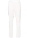 Max Mara Galled Straight-leg Trousers In White