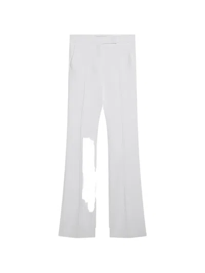 Max Mara Pressed-crease Flared Trousers In Multi
