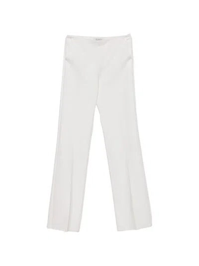 Max Mara Pressed-crease Trousers In Animal Print