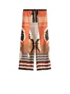 Max Mara Printed Beach Pants In Multicolor