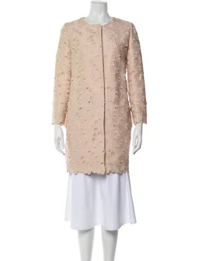Pre-owned Max Mara Printed Coat In Neutral