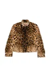 Max Mara Printed Cotton Blouson Jacket In Multi
