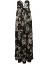 MAX MARA MAX MARA PRINTED COTTON LONG DRESS