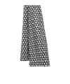 Max Mara Printed Cotton Scarf In White