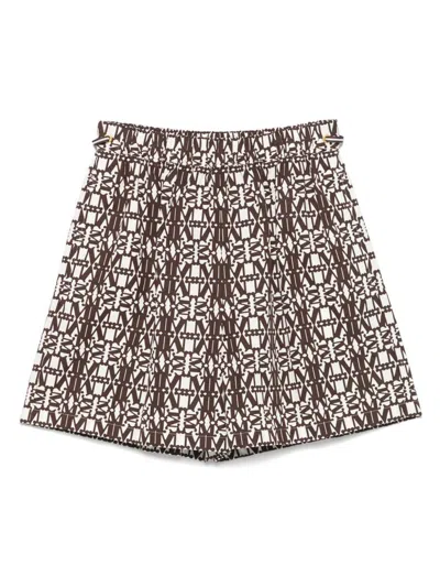 MAX MARA MAX MARA PRINTED COTTON SHORTS