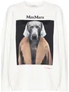 MAX MARA PRINTED COTTON SWEATSHIRT