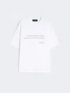 Max Mara Printed Cotton T-shirt In White