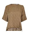 Max Mara Printed Cover-up In Brown