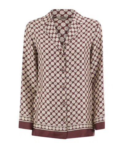 Max Mara 's  Printed Fluid Shirt In Multi