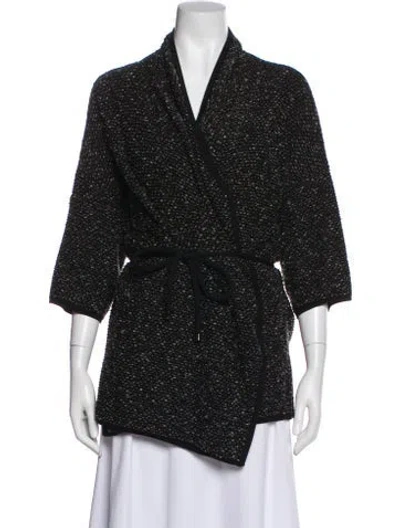 Pre-owned Max Mara Printed Jacket In Black
