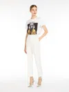 Max Mara T-shirt Cipria In Caramel
