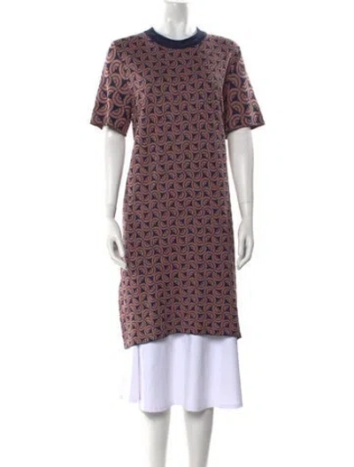 Pre-owned Max Mara Printed Knee-length Dress