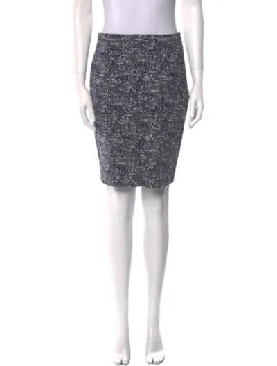 Pre-owned Max Mara Printed Knee-length Skirt In Blue