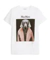 Max Mara Printed Knitted T-shirt In White