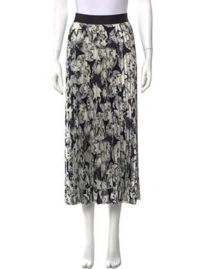 Pre-owned Max Mara Printed Midi Length Skirt In Neutrals