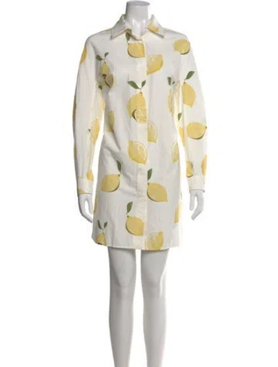 Pre-owned Max Mara Printed Mini Dress In Multi