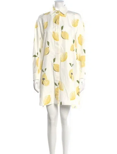 Pre-owned Max Mara Printed Mini Dress W/ Tags In Multi