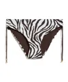 Max Mara Printed Nylon Briefs In Multi