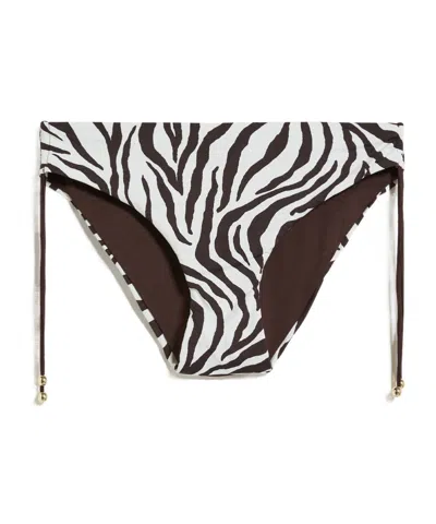 Max Mara Printed Nylon Briefs In Multi