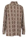 Max Mara Shirt Cotton Geometric Pattern