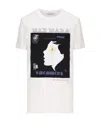 Max Mara Printed Pattern Short-sleeved T-shirt In White