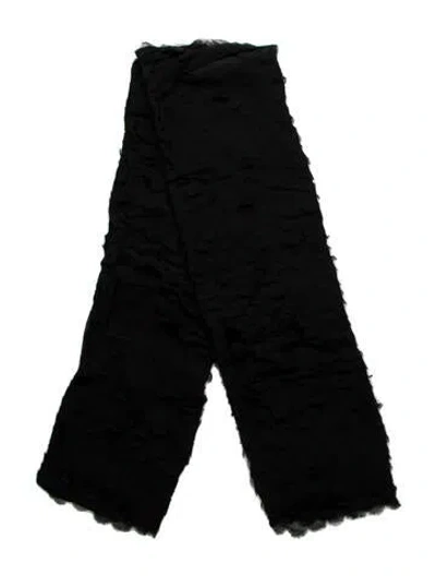 Pre-owned Max Mara Printed Scarf In Black