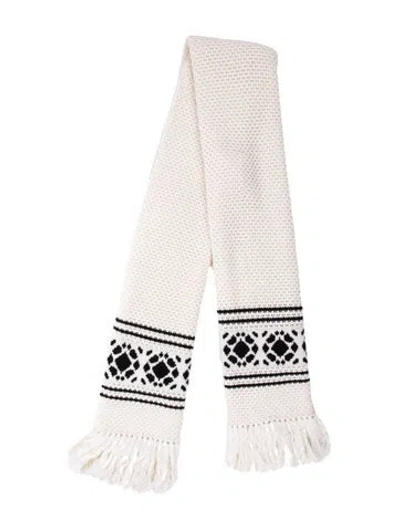 Pre-owned Max Mara Printed Scarf In Neutrals